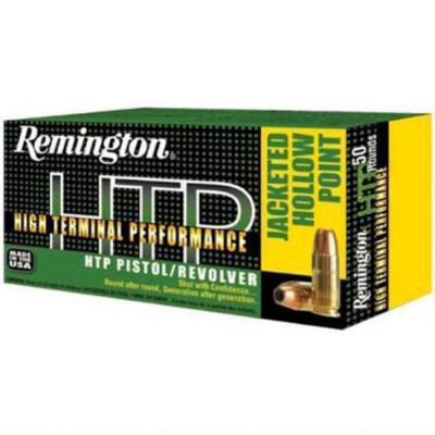 Remington .380 ACP HTP Ammunition 50 Rounds, JHP, 88 Grains