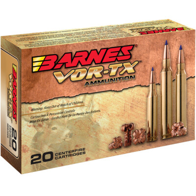 Barnes VOR-TX 6.5 Creedmoor Ammunition 20 Rounds 120 Grain Barnes Tipped TSX Boat Tail Lead Free Projectile