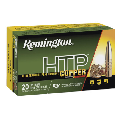Remington HTP Copper .223 Remington Ammunition 20 Rounds Lead Free TSX-BT 62 Grains HTP223R