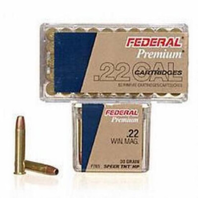 Federal V-Shok .22 WMR Ammunition 3000 Rounds Speer TNT HP 30 Grain