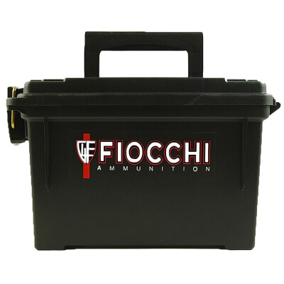 Fiocchi Shooting Dynamics .22 Long Rifle Ammunition 1575 Rounds 40 Grain Plated Lead Round Nose Plano Hard Case Black