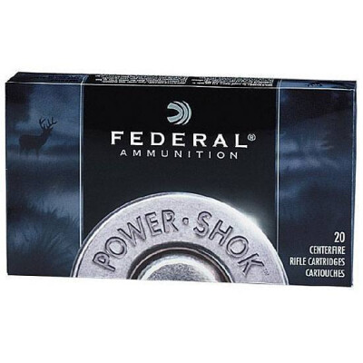 Federal Power-Shok .308 Winchester Ammunition 20 Rounds JSP 180 Grain