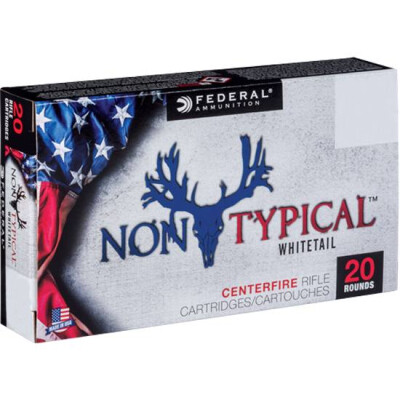 Federal Non-Typical .30-06 Springfield Ammunition 20 Rounds JSP 180 Grains 3006DT180