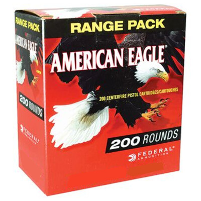 Federal American Eagle .45 ACP Ammunition 200 Rounds FMJ 230 Grain