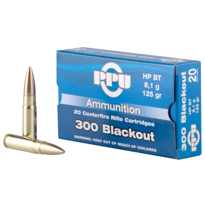 Prvi Partizan .300 AAC Blackout Ammunition 20 Rounds FMJ 125 Grain