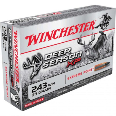 Winchester Deer Season XP .243 Winchester Ammunition 20 Rounds Extreme Point 95 Grain