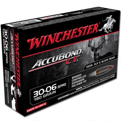Winchester Accubond CT .30-06 Springfield Ammunition 20 Rounds PT 180 Grains S3006CT