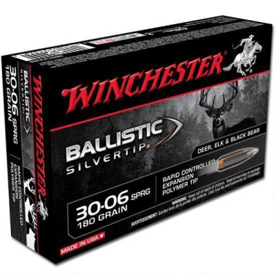 Winchester Silvertip .30-06 Springfield Ammunition 20 Rounds BST 180 Grains SBST3006B