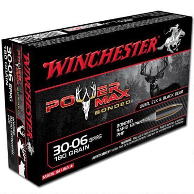 Winchester Power Max .30-06 Springfield Ammunition 20 Rounds PHP 180 Grains X30064BP