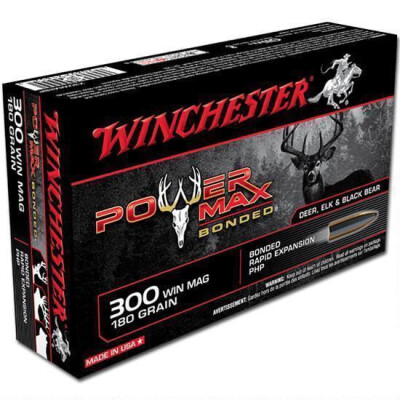Winchester .300 Winchester Magnum Ammunition 20 Rounds Bonded PHP 180 Grains