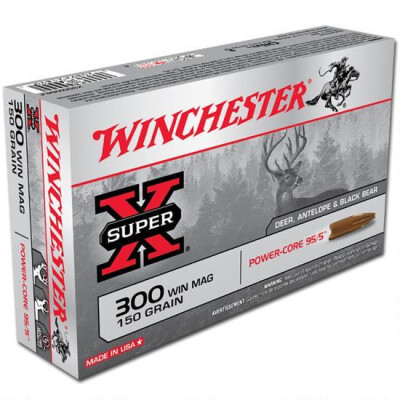 Winchester Super X .300 Winchester Magnum Ammunition 20 Rounds LFHP 150 Grains X300WMLF