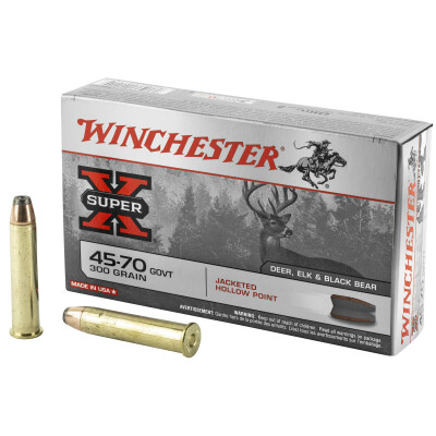 Winchester Super-X .45-70 Government Ammunition 20 Rounds JHP 300 Grain