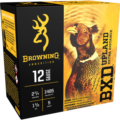 Browning BXD Upland 12 Gauge Shotshell 25 Rounds 2 3/4" #5 Lead 1 3/8 Ounce
