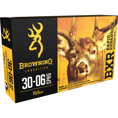 Browning BXR .30-06 Springfield Ammunition 20 Rounds BXR 155 Grains B192130061