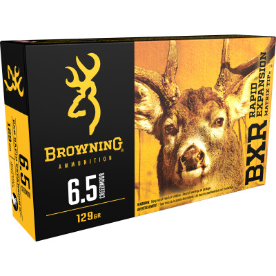 Browning BXR 6.5 Creedmoor Ammunition 20 Rounds BXR 129 Grains B192100651