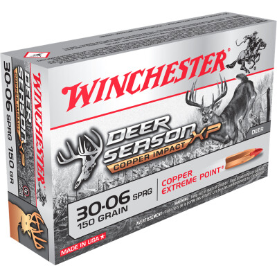 Winchester .30-06 Springfield Ammunition 20 Rounds Deer Season XP SCPT 150 Grains