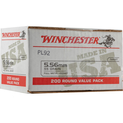 Winchester Lake City 5.56 NATO Ammunition 200 Rounds M193 FMJ 55 Grain