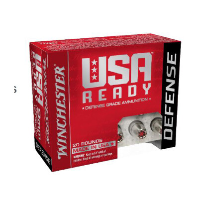 Winchester USA Ready Defense .40 S&W Ammunition 20 Rounds Hex-Vent HP 155 Grain RED40HP