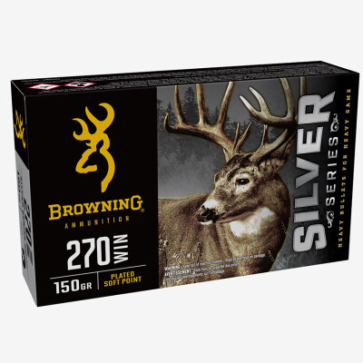 Browning Silver Series .270 Win Ammuniton 20 Rounds 150 Grain PSP
