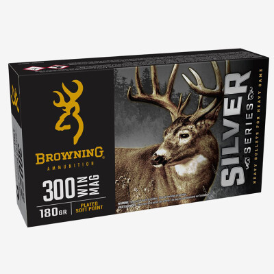Browning Silver Series .300 Win Mag Ammuniton 20 Rounds 180 Grain PSP