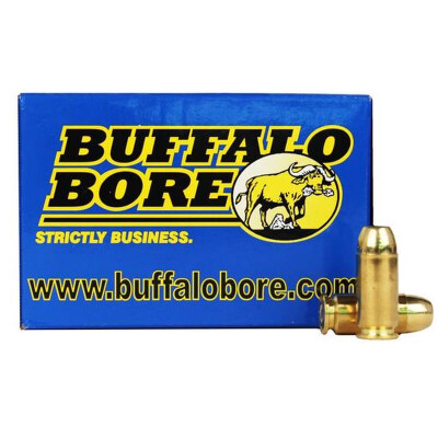 Buffalo Bore .40 S&W +P Ammunition 20 Rounds FMJ-FN 180 Grain 23C/20