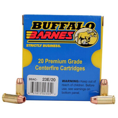 Buffalo Bore .40 S&W Ammunition 20 Rounds Barnes TAC-XP 140 Grain 23E/20