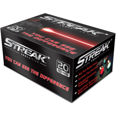 Ammo Inc, Red STREAK 9mm Luger 124 Grains TMC 20 Rounds 9124TMC-STRK-RED