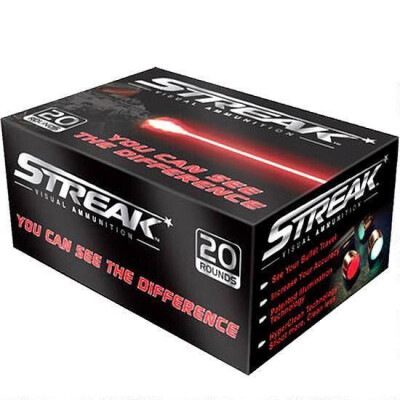 Ammo Inc. Red STREAK .38 Special 125 Grains TMC 20 Rounds 38125TMC-STRK-RED