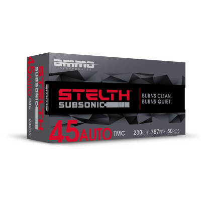 Ammo Inc. stelTH .45 ACP 230 Grains TMC 50 Rounds 45230TMC-STL