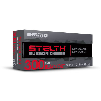 Ammo Inc. stelTH .300 Blackout 220 Grains TMC 20 Rounds 300B220TMC-STL-A20