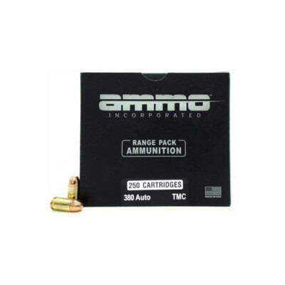 Ammo Inc Signature Range Pack .380 ACP Ammunition 250 Rounds TMC 100 Grain