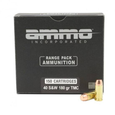 Ammo Inc Signature .40 S&W Ammunition 150 Rounds TMC 180 Grain