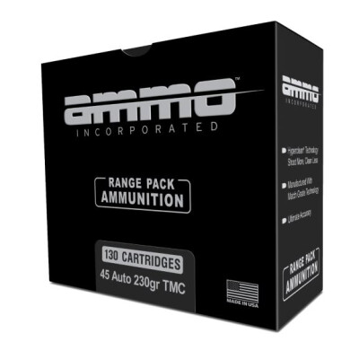 Ammo Inc Signature .45 ACP Ammunition 130 Rounds TMC 230 Grain