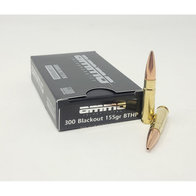 Ammo Inc Signature .300 Blackout Ammunition 20 Rounds BTHP 155 Grain