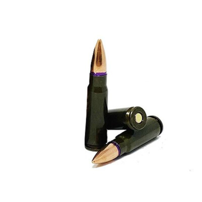 Steel 7.62x39 124 Grain FMJBT Ammo 20 Rounds