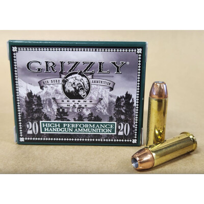 Grizzly Cartridge Co. High Performance Handgun .38 Special +P Ammunition 20 Rounds JHP 125 Grain