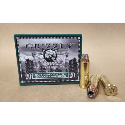 Grizzly High Performance .45 Long Colt Ammunition 20 Rounds JHP 225 Grain