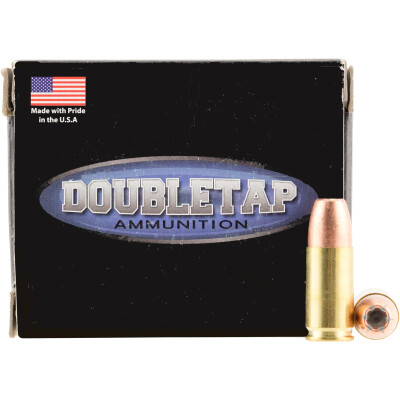 DoubleTap DT Defense 9mm Luger +P Ammunition 20 Rounds Bonded JHP 124 Grains 9MM124BD