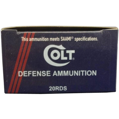 Colt Defense .300 AAC Blackout Ammunition 20 Rounds Bonded SP 125 Grain