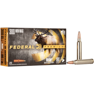 Federal Premium .300 Win Mag Ammunition 20 Rounds Partition 180 Grain