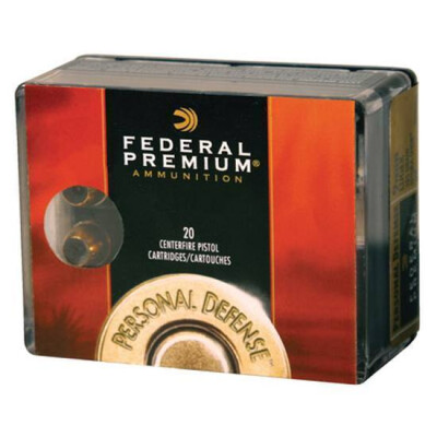 Federal Personal Defense .357 Magnum Ammunition 20 Rounds Low Recoil Hydra-Shok JHP 130 Grains