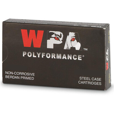 Wolf Polyformance 5.45x39 Ammunition 750 Rounds JHP 55 Grains 545BHP