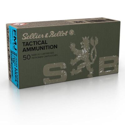 Sellier & Bellot 9mm Luger Ammunition 1000 Rounds FMJ 150 Grain Subsonic 