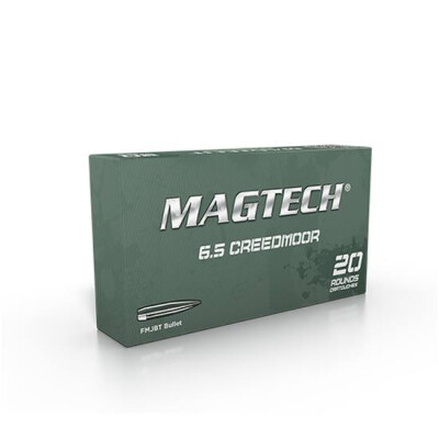 Magtech 6.5 Creedmoor Ammunition 500 Rounds FMJBT 140 Grains 65A