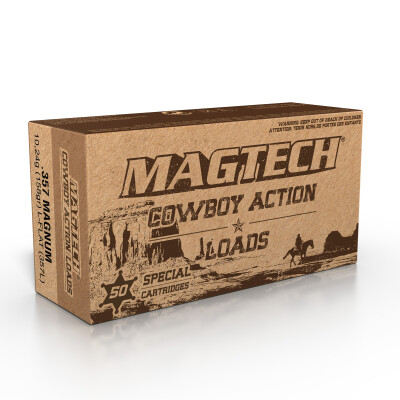 Magtech Cowboy Action .357 Magnum Ammunition 50 Rounds LFN 158 Grain