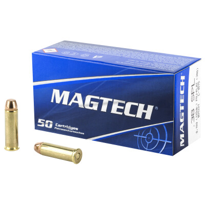 Magtech .38 Special Ammunition 50 Rounds FMJ 125 Grain