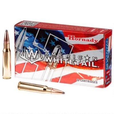 Hornady American Whitetail 6.5 Creedmoor Ammunition 20 Rounds InterLock SP 129 Grain