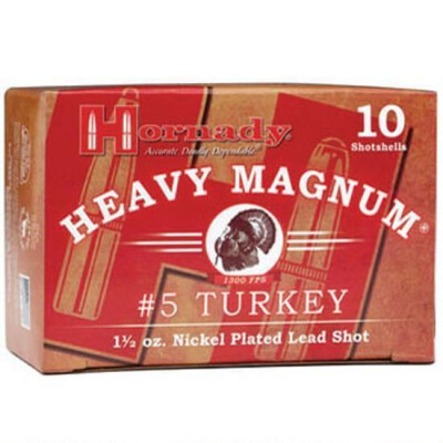 Hornady 20 Gauge Ammunition 10 Rounds 3" #5 Plated Lead 1 3/8 oz