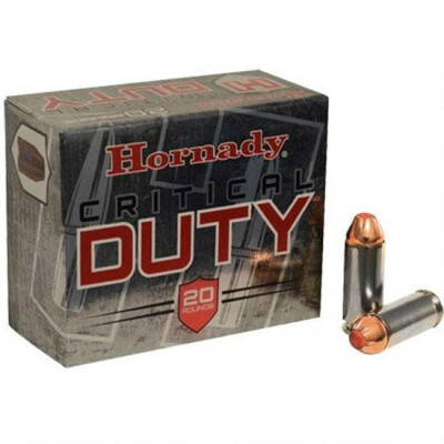 Hornady Critical Duty 10mm Auto Ammunition 20 Rounds FlexLock 175 Grain