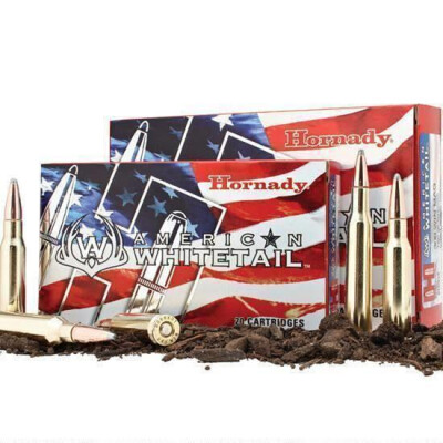 Hornady American Whitetail .30-06 Springfield Ammunition 20 Rounds InterLock BTSP 180 Grain